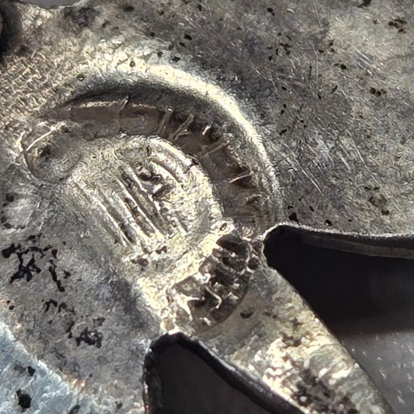 Sterling Silver Butterfly Clip-On Earrings Screwback Abalone Shell Inlay Dainty - Picture 6 of 7